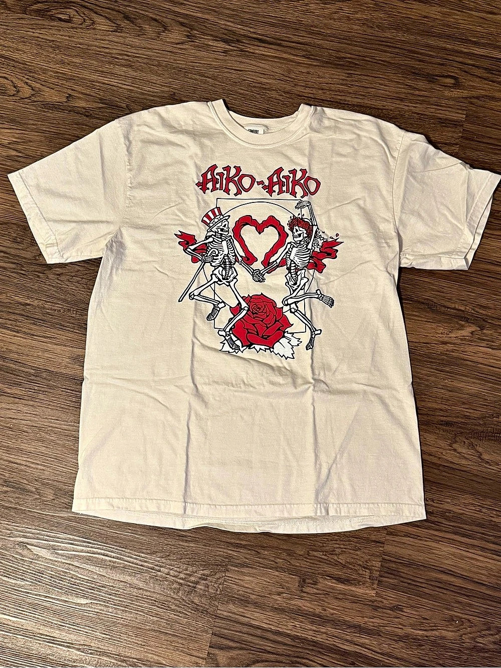 Grateful Dead Aiko-Aiko graphic tee in size XL Sample Print from Liquid Blue
